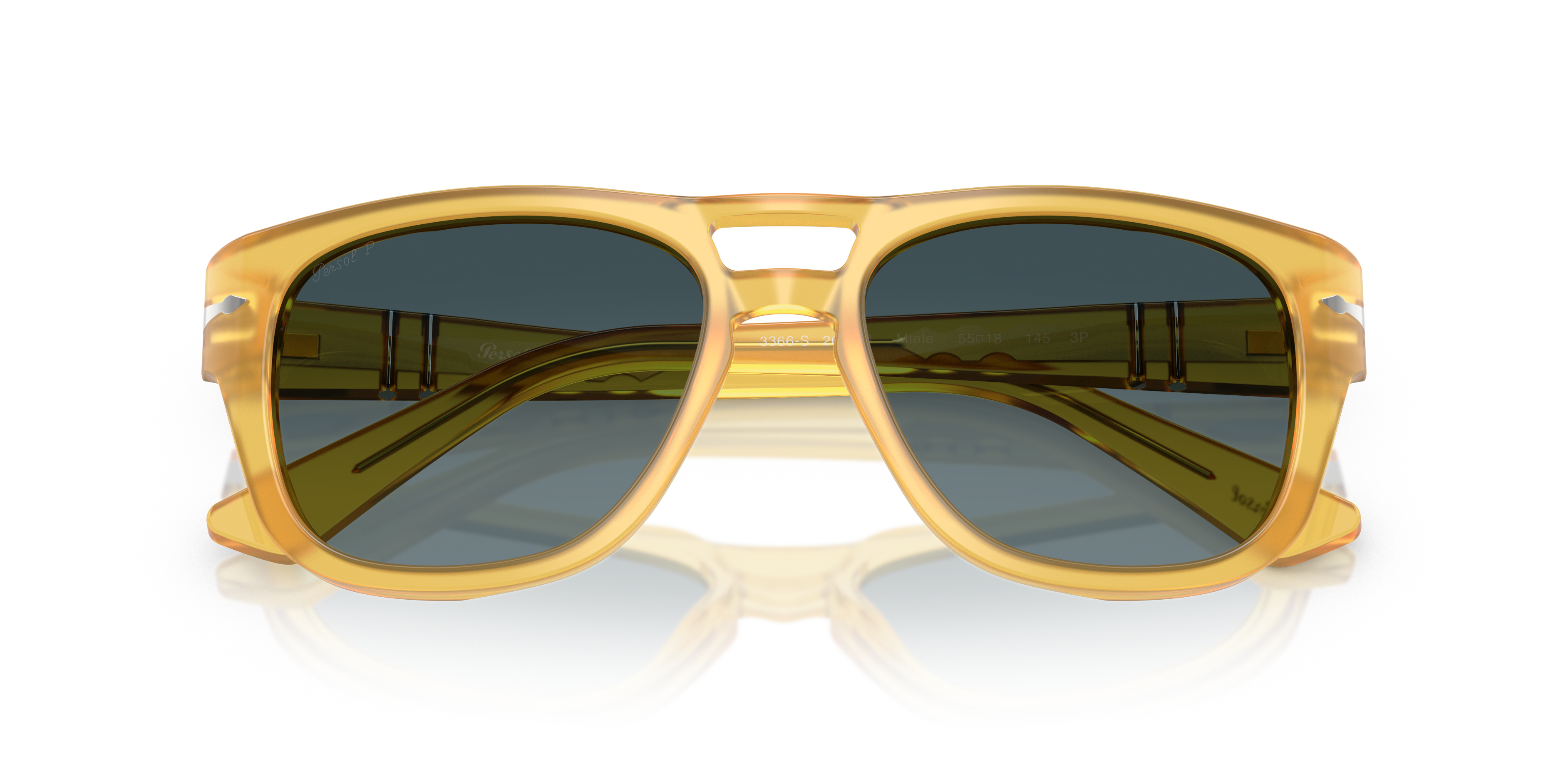 Occhiali Da Sole PO3366S Miele Light Blue Gradient Dark Blue