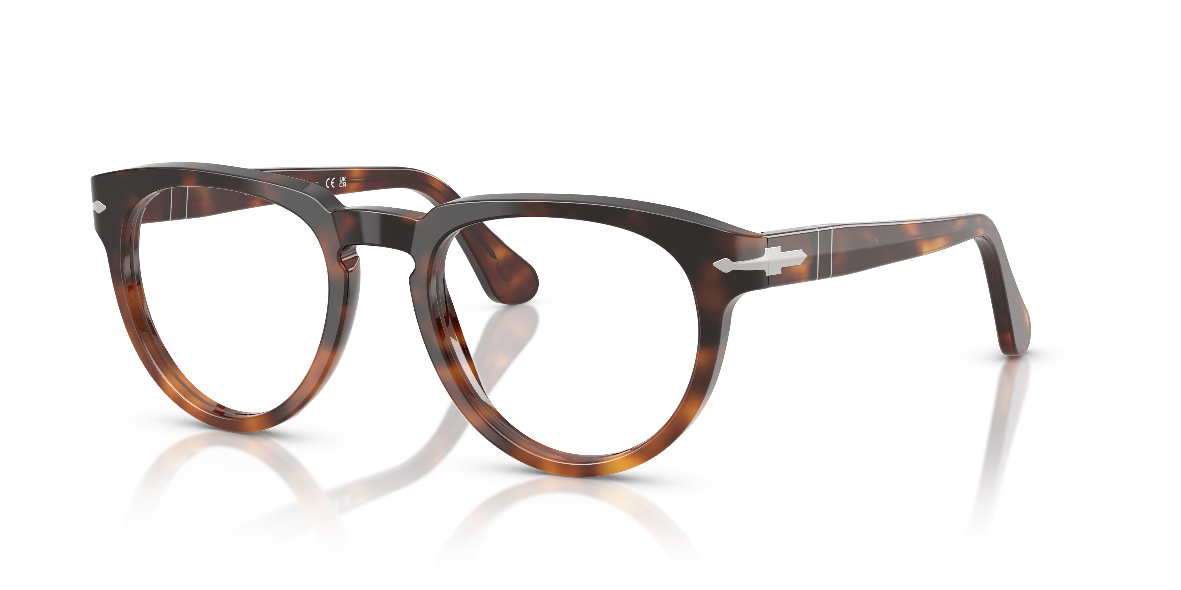 メガネ Persol FW25 Persol - 3337V VISTA - 1197 (3337V VISTA 1197) Persol PO3337V Eyeglasses in Transparent Blue | Persol