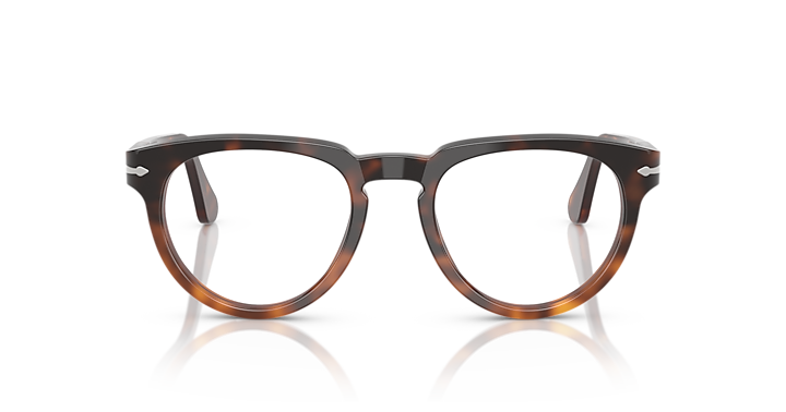 メガネ Persol FW25 Persol - 3377V VISTA - 95 (3377V VISTA 95) Occhiali Da Vista PO3377V - Marrone scuro tartarugato - Demo