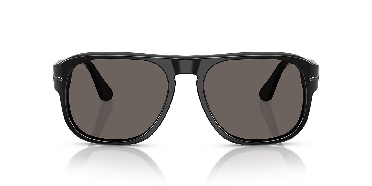 Persol PO3310S - Black Arrow Sunglasses in Black | Persol  display picture 1