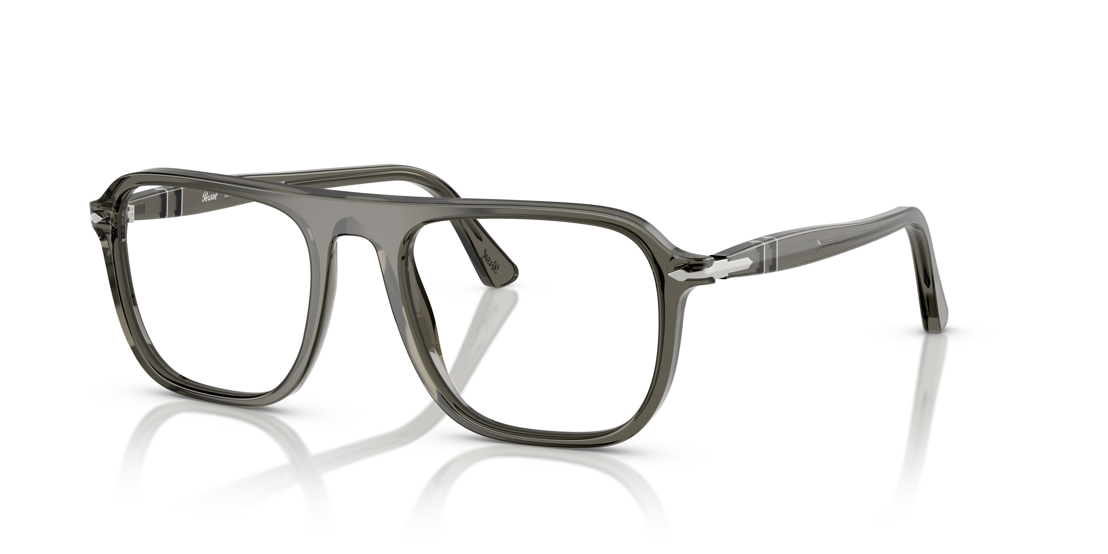 メガネ Persol FW24 Persol - 0PO3359V - 95 (0PO3359V 95) Persol PO3359V - Jacques Eyeglasses in Smoke | Persol