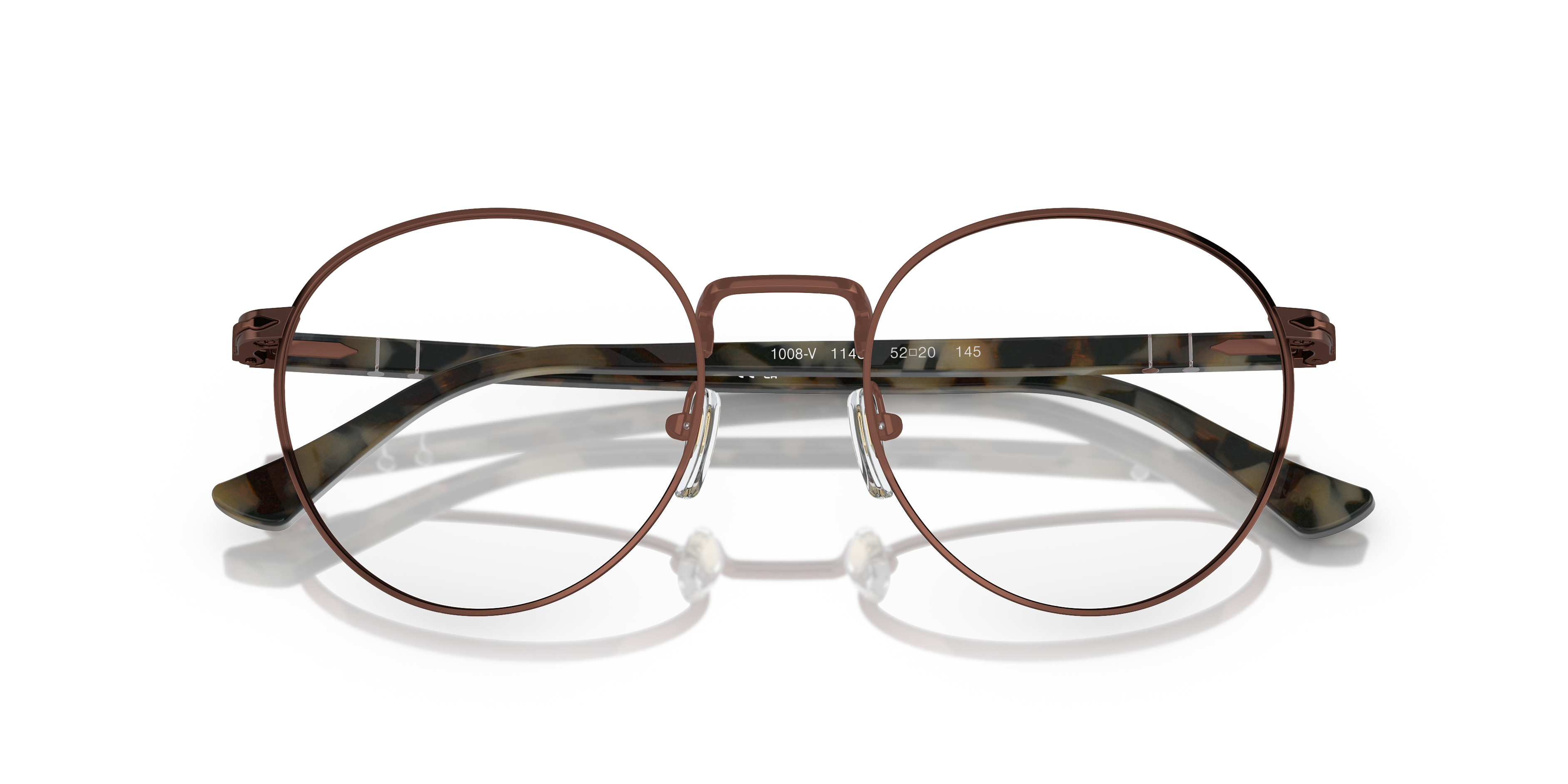 メガネ Persol FW25 Persol - 1008V VISTA - 1148 (1008V VISTA 1148) Persol PO1008V Eyeglasses in Brown | Persol® Persol Japan