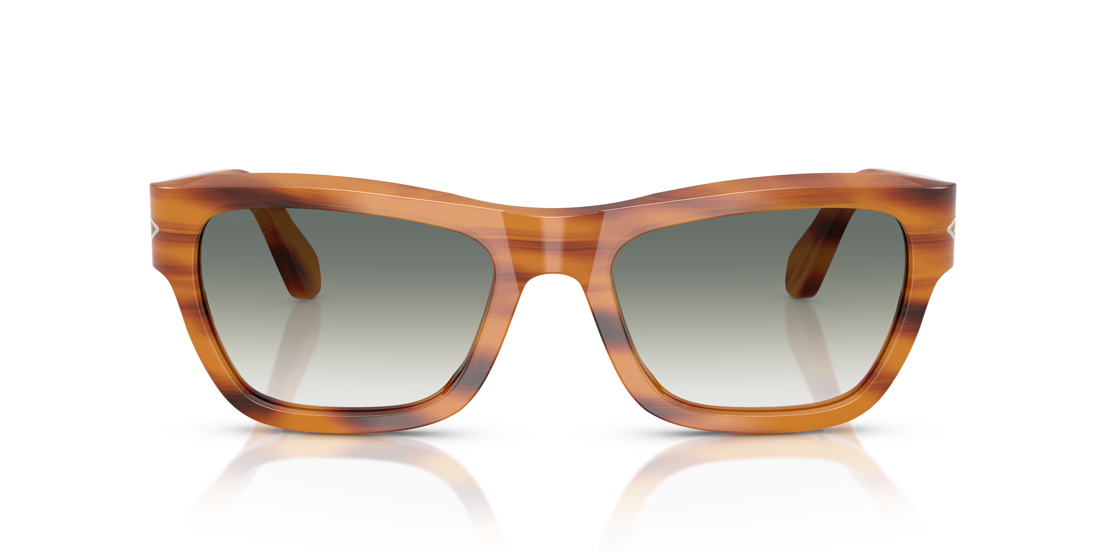 Persol Po0091s In Clear Gradient Green