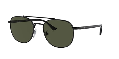 Persol Round-frame Sunglasses In Black