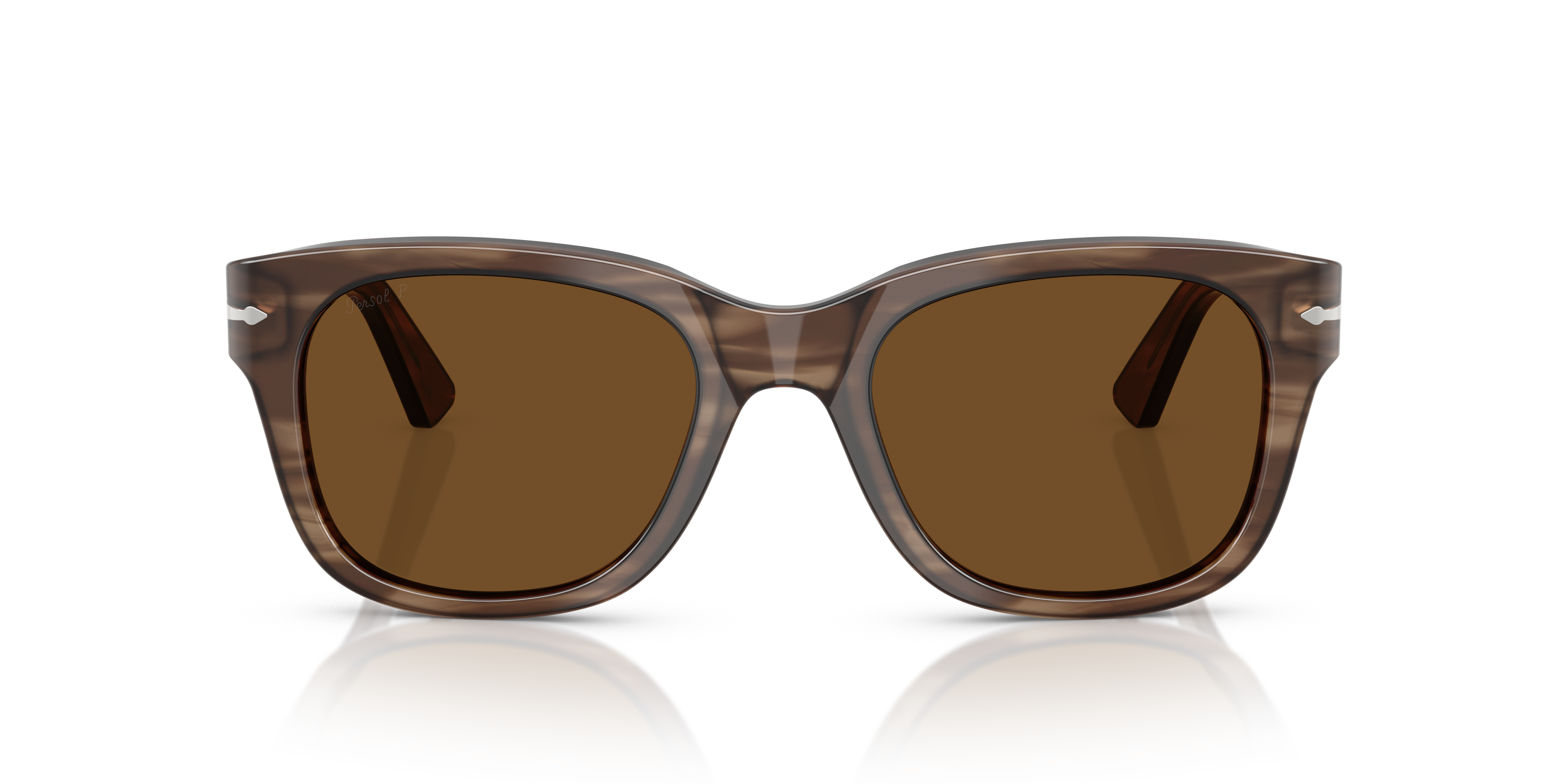 Persol Unisex Sunglass Po3372s In Polar Brown
