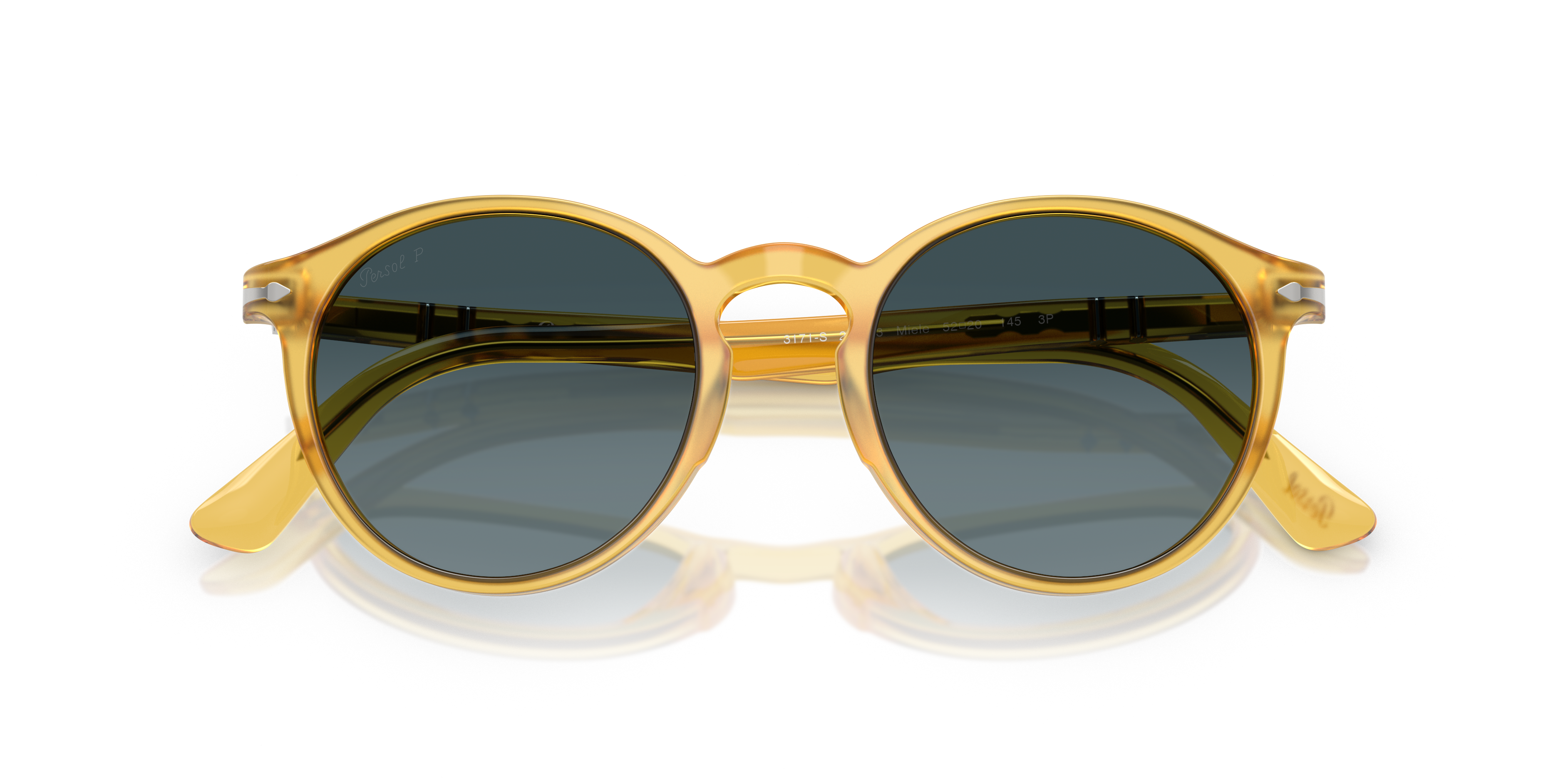 Lenti Occhiali Da Sole Uomo Color Miele Occhiali Da Sole PO3171S