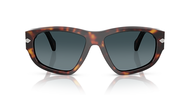 Occhiali Da Sole PO3373S - Terra Di Siena - Light Blue