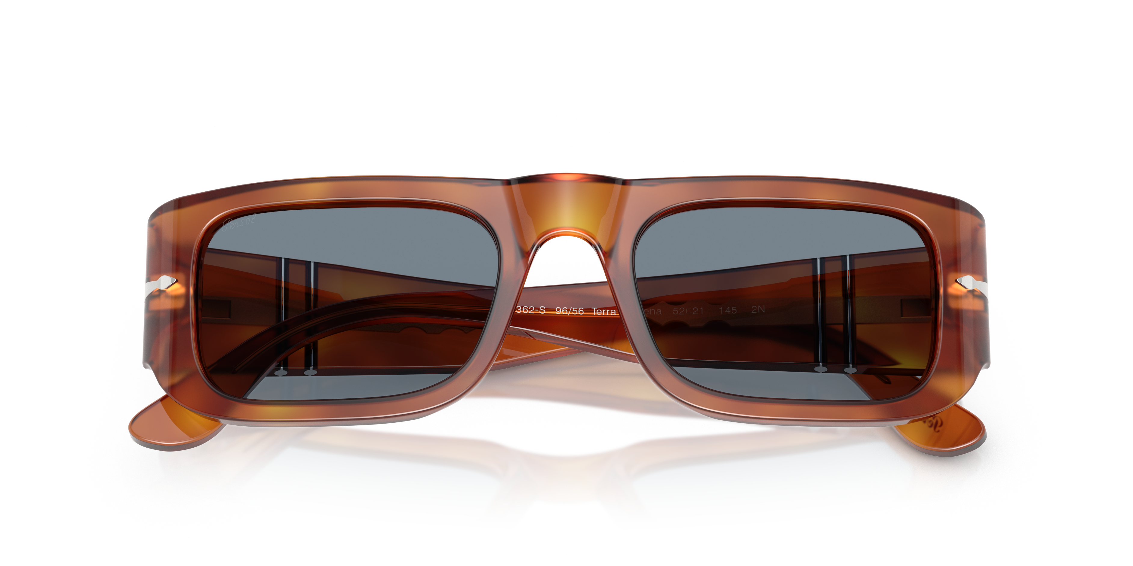 サングラス Persol FW24 Persol - 0PO3362S - 121533 (0PO3362S 121533) Persol 0PO3362S 121533 Brown/bright yellow / Brown Oval 52mm
