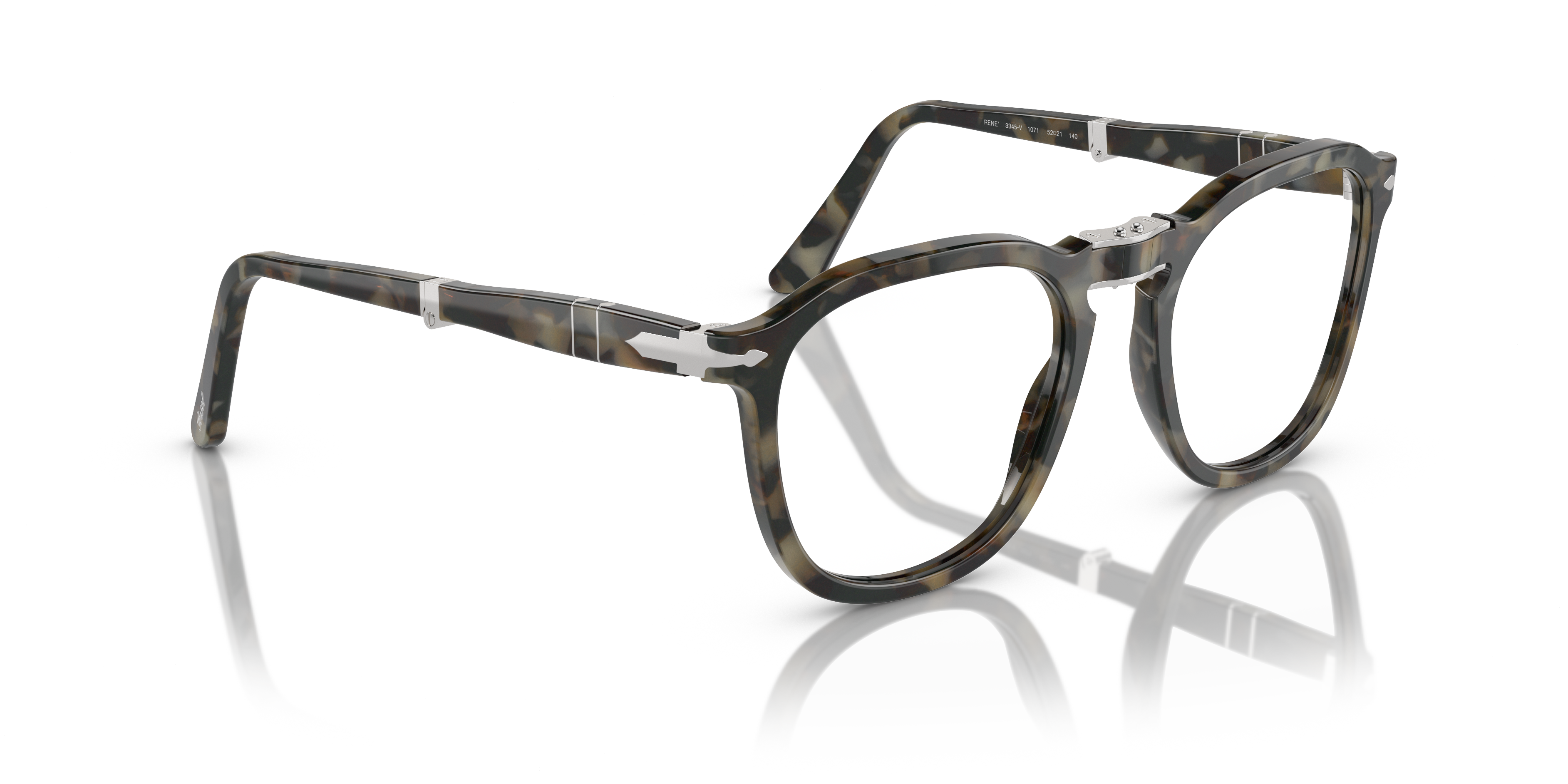 Persol Rene Eyeglasses in Brown Tortoise | Persol® Persol