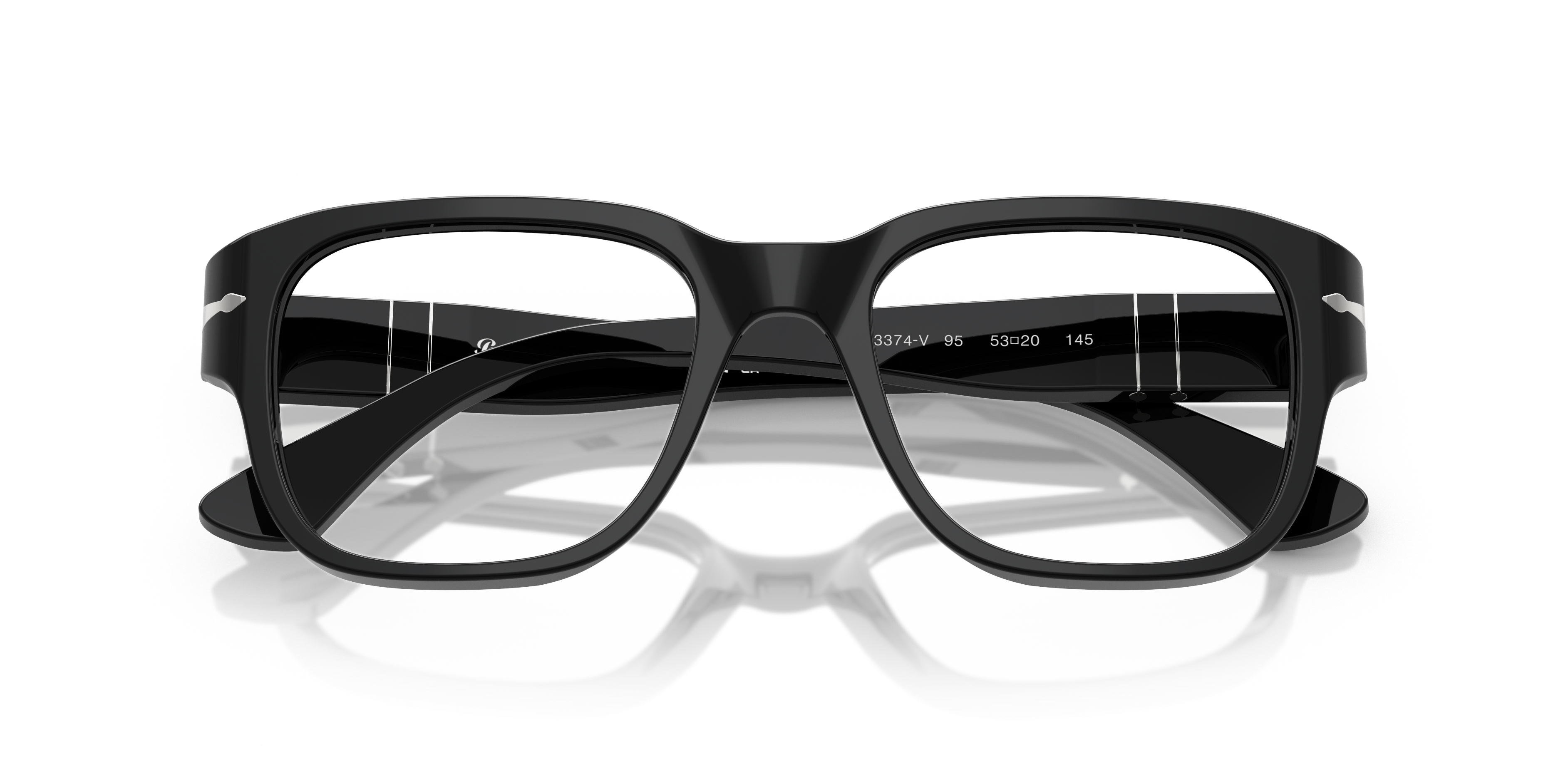 メガネ Persol FW25 Persol - 3374V VISTA - 95 (3374V VISTA 95) Eyeglasses Persol PO3325V 95 52-21 Black in stock | Price 61