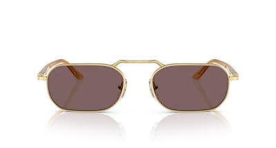 サングラス Persol Persol - 1019S SOLE - 107853 (1019S SOLE 107853) Occhiali Da Sole PO1020S - Gold - Violet - Metal | Persol