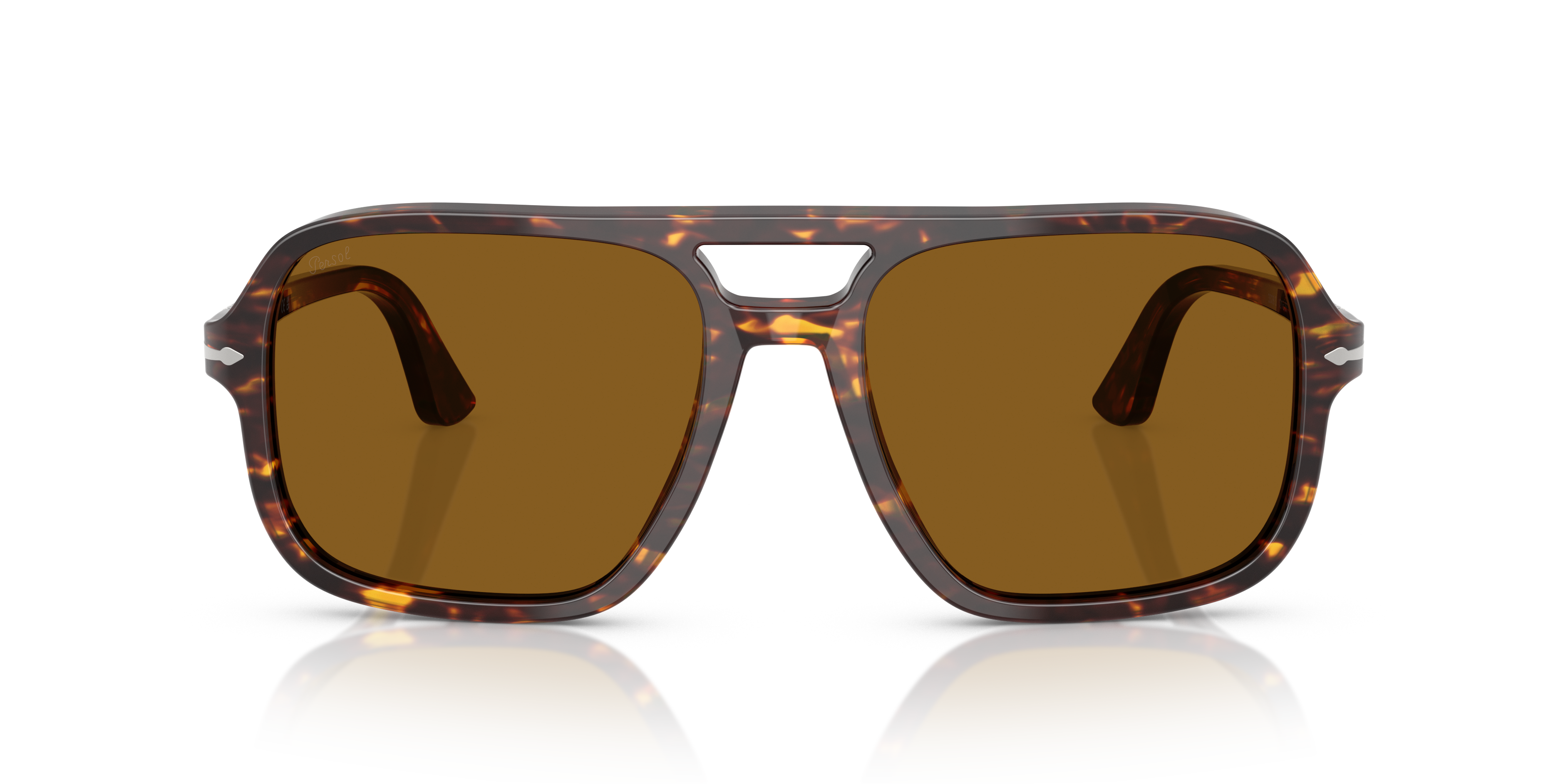 Persol Tortoiseshell Square-frame Sunglasses In Brown