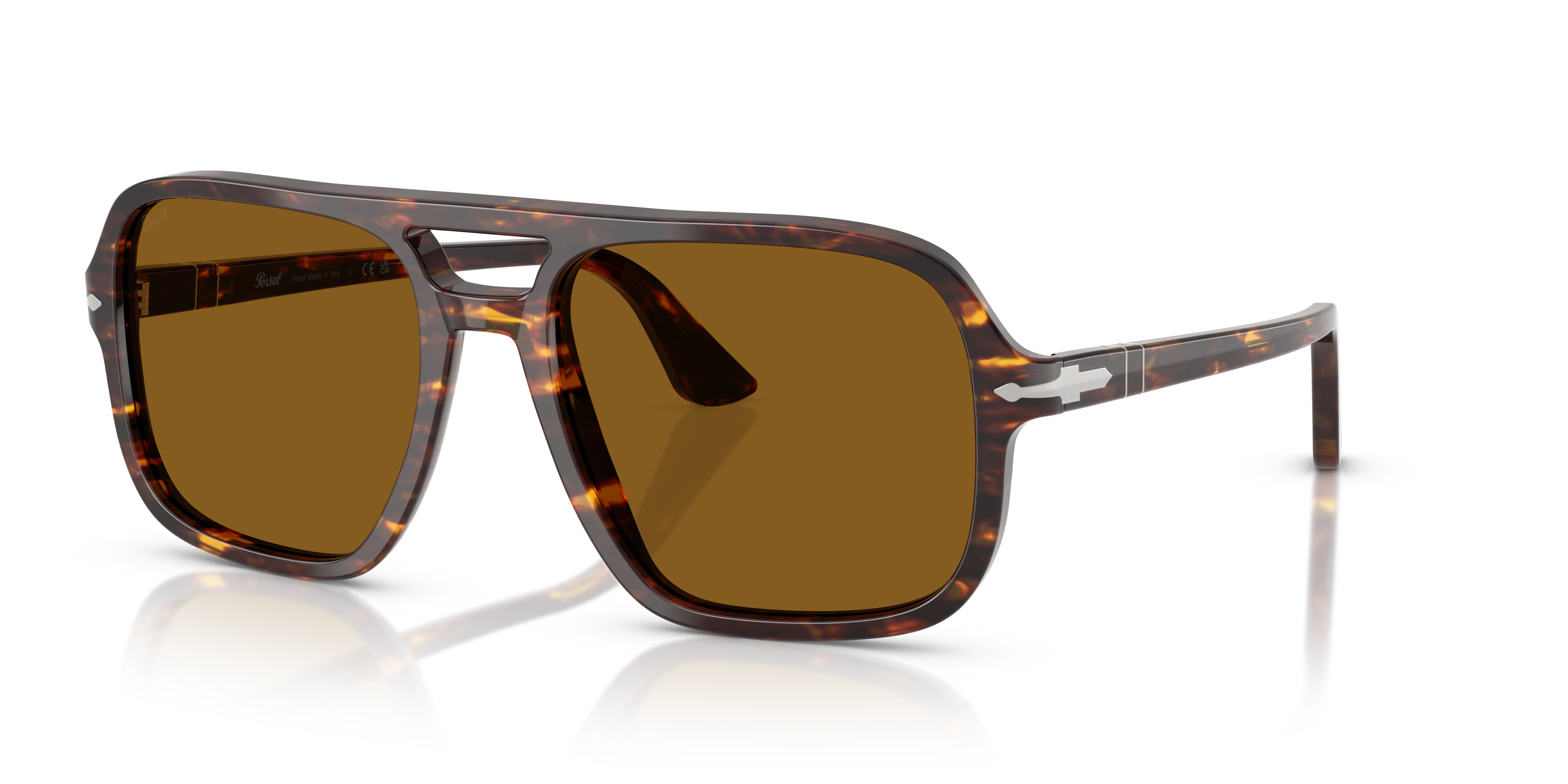 Persol PO3328S Sunglasses in Brown/Bright Yellow | Persol® Persol USA