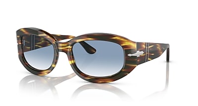 Persol PO3335S Sunglasses in Brown Yellow Tortoise Persol