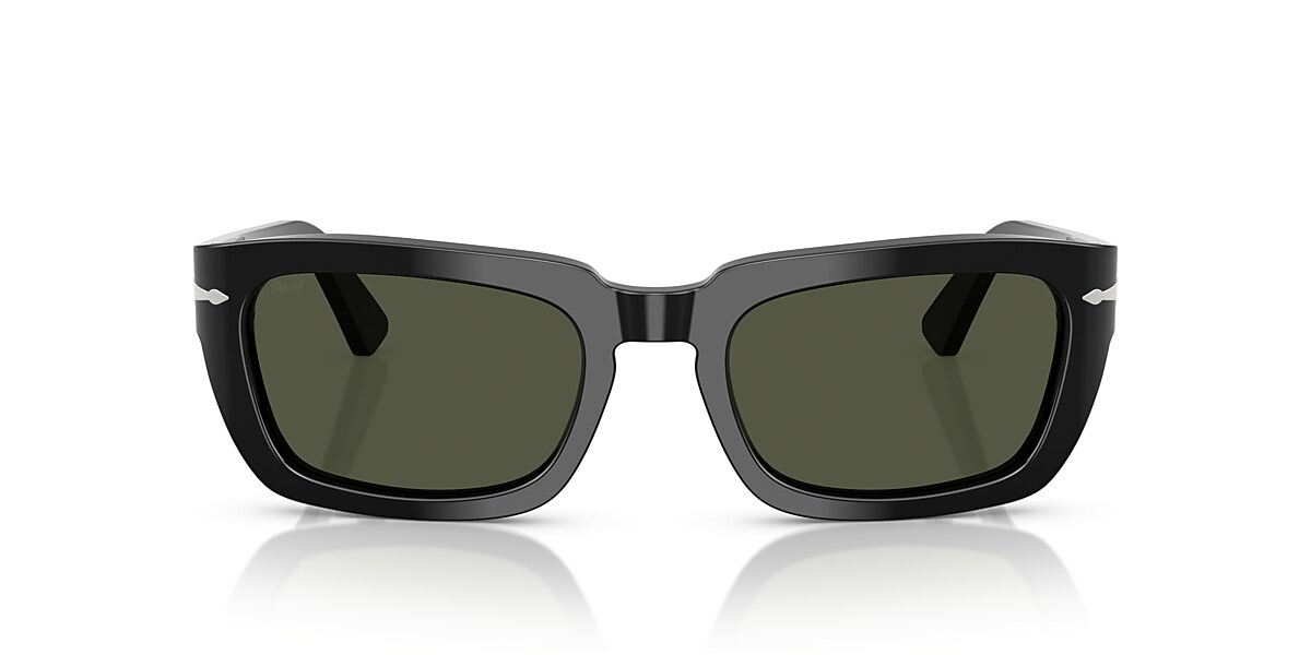 COPY - PO2767 PERSOL EYEWEAR #2767 BLACK LENSES #9558 BLACK FRAME OEM NEW AUTHE… Persol PO2747S Rectangular Sunglasses Black/Green Polarized  main image 2