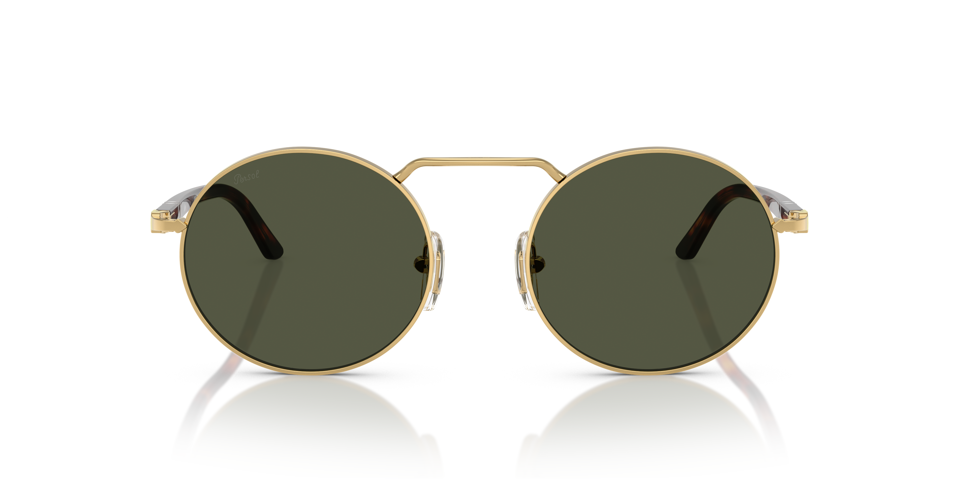 Persol Round-frame Sunglasses In Green