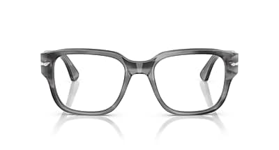 メガネ Persol FW25 Persol - 3334V VISTA - 1192 (3334V VISTA 1192) Occhiali Da Vista PO3374V - Striped Grey - Demo Lens