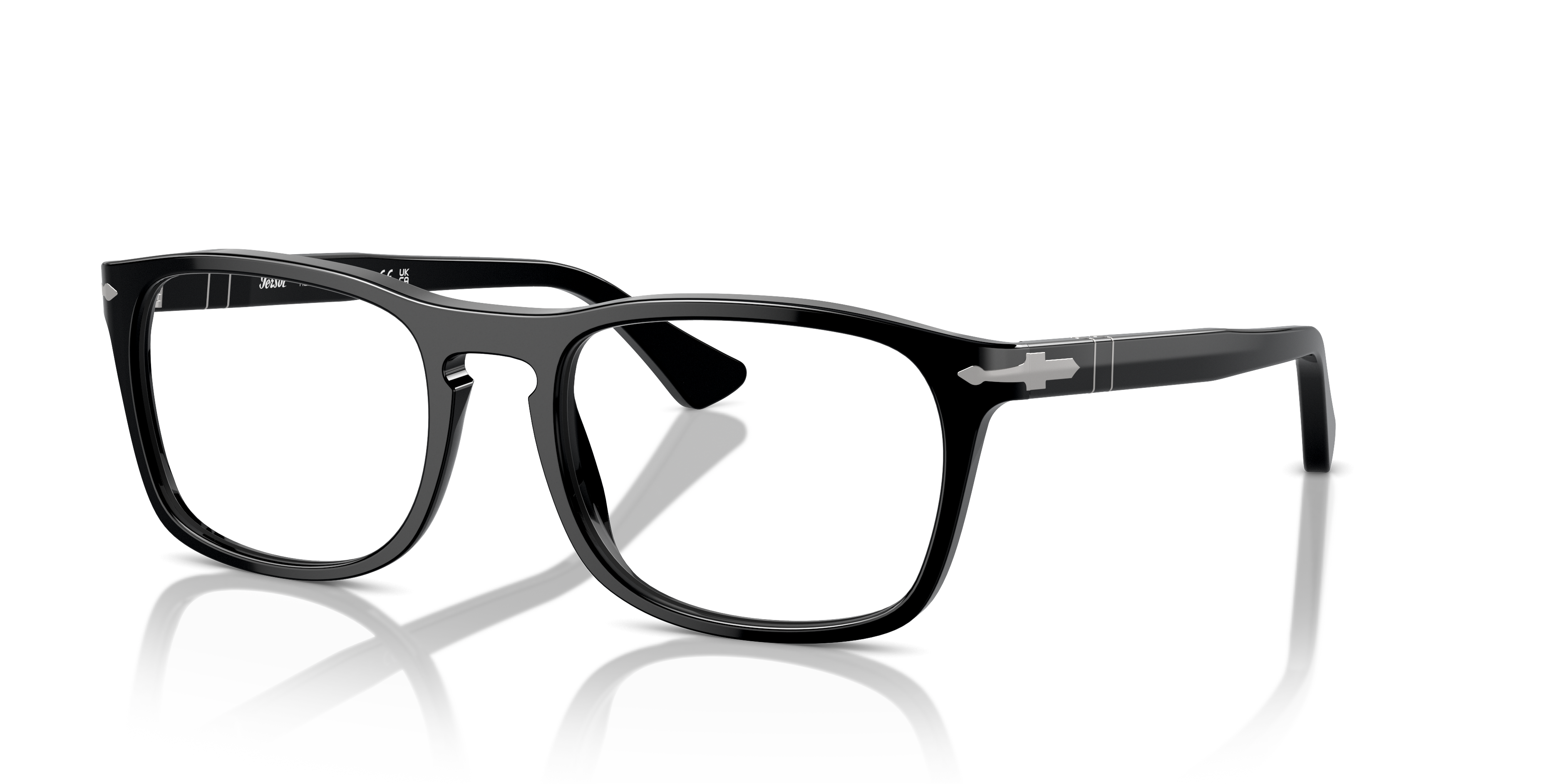 メガネ Persol FW25 Persol - 3371V VISTA - 24 (3371V VISTA 24) Persol PO3371V - Lynn Eyeglasses in Frost Grey/Nautical Blue