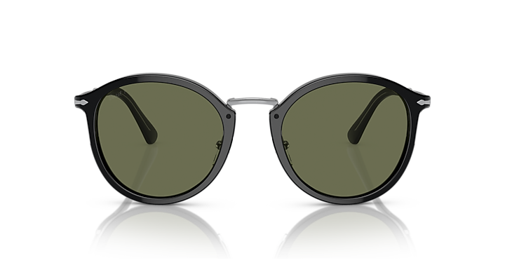 Occhiali Da Sole PO3309S Nero Polarized Green Acetato Persol Persol Italia