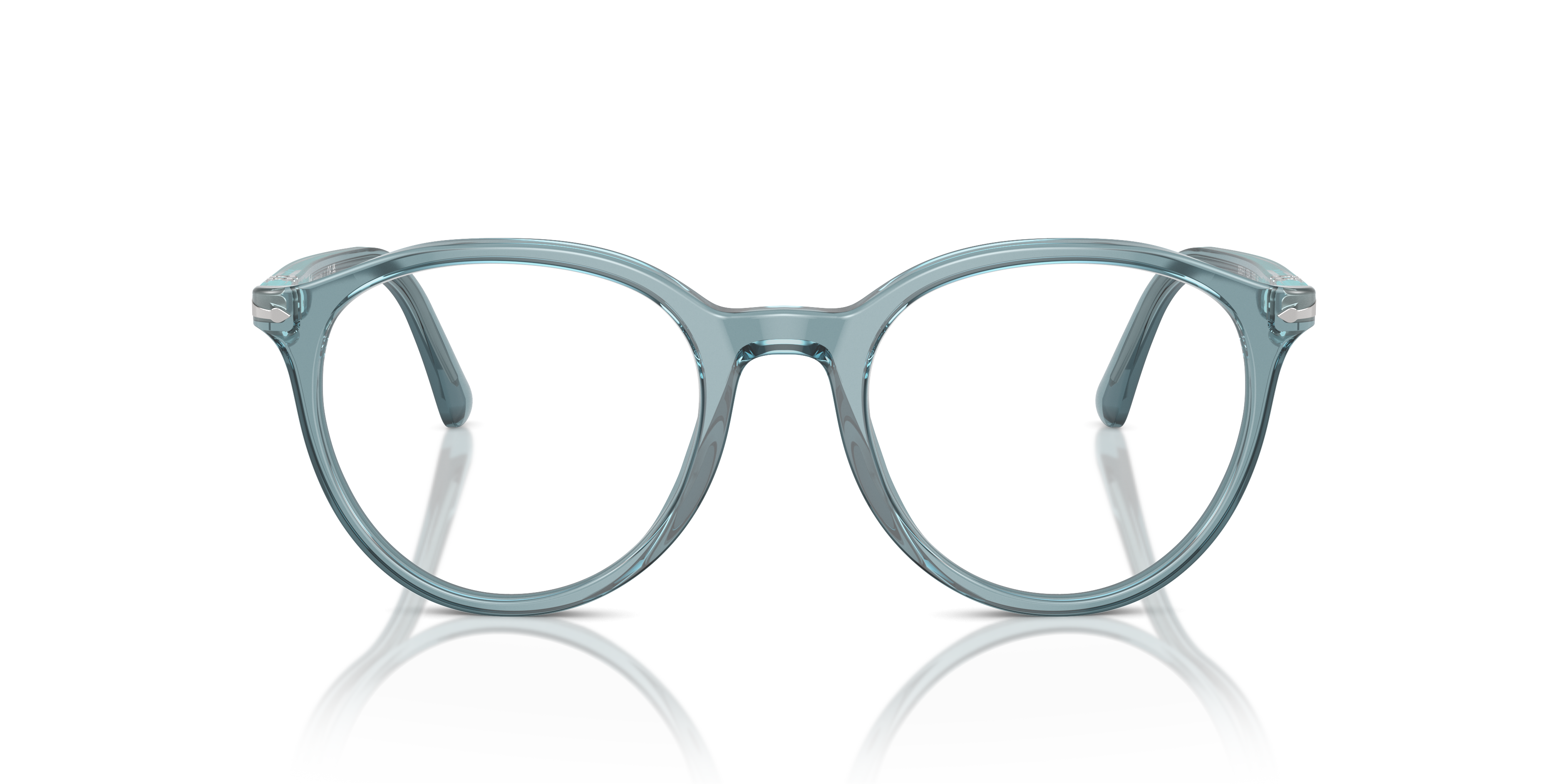Persol PO3353V Eyeglasses in Transparent Blue | Persol