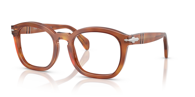 メガネ Persol FW25 Persol - 3371V VISTA - 24 (3371V VISTA 24) Persol PO3371V - Lynn Eyeglasses in Frost Grey/Nautical Blue