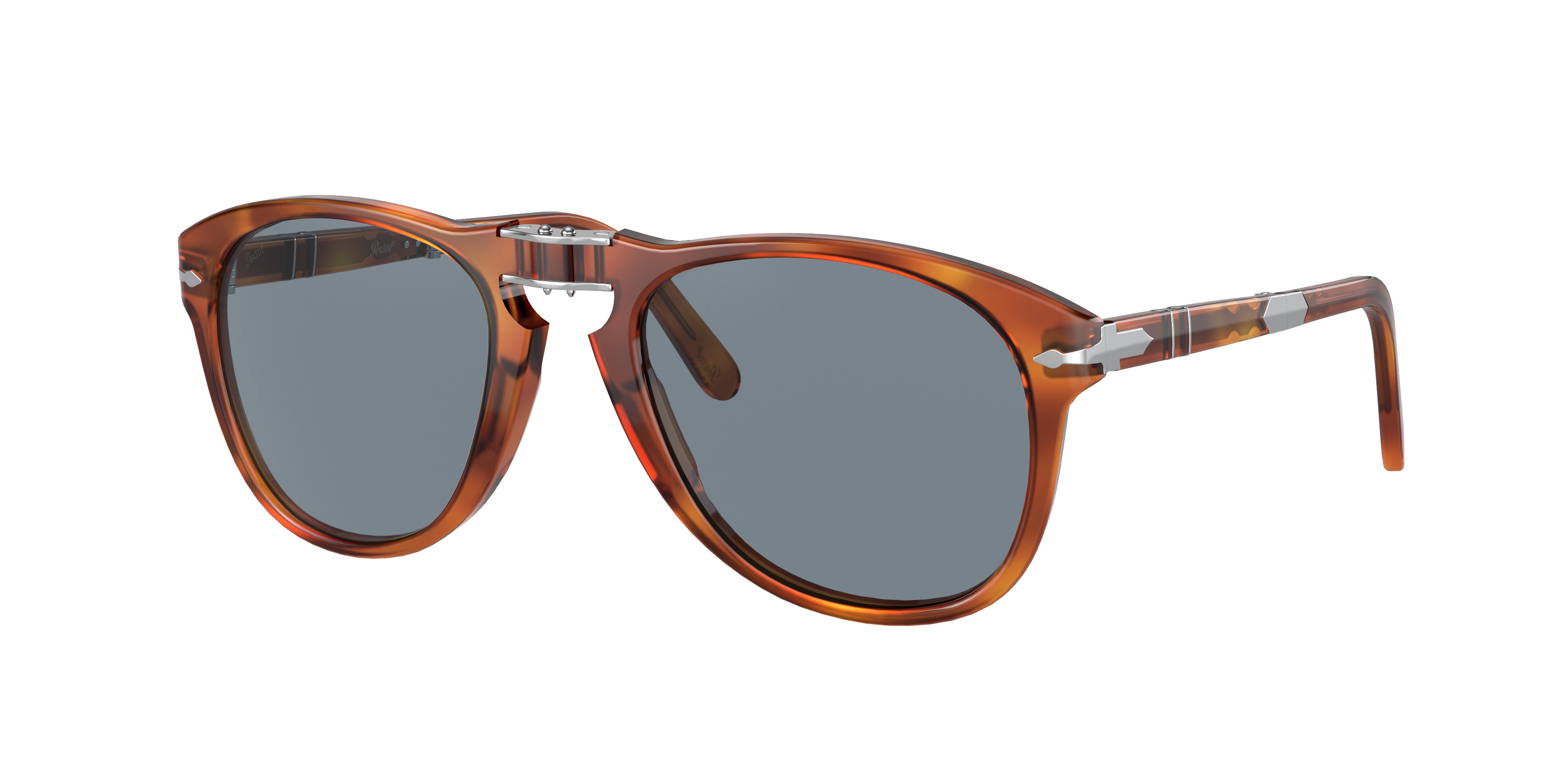 Shop Persol 714sm In Light Blue Gradient Dark Blue