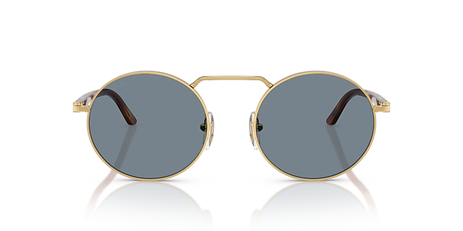 Persol PO1019S with Gold Frame and Blue Lenses | Persol® GB
