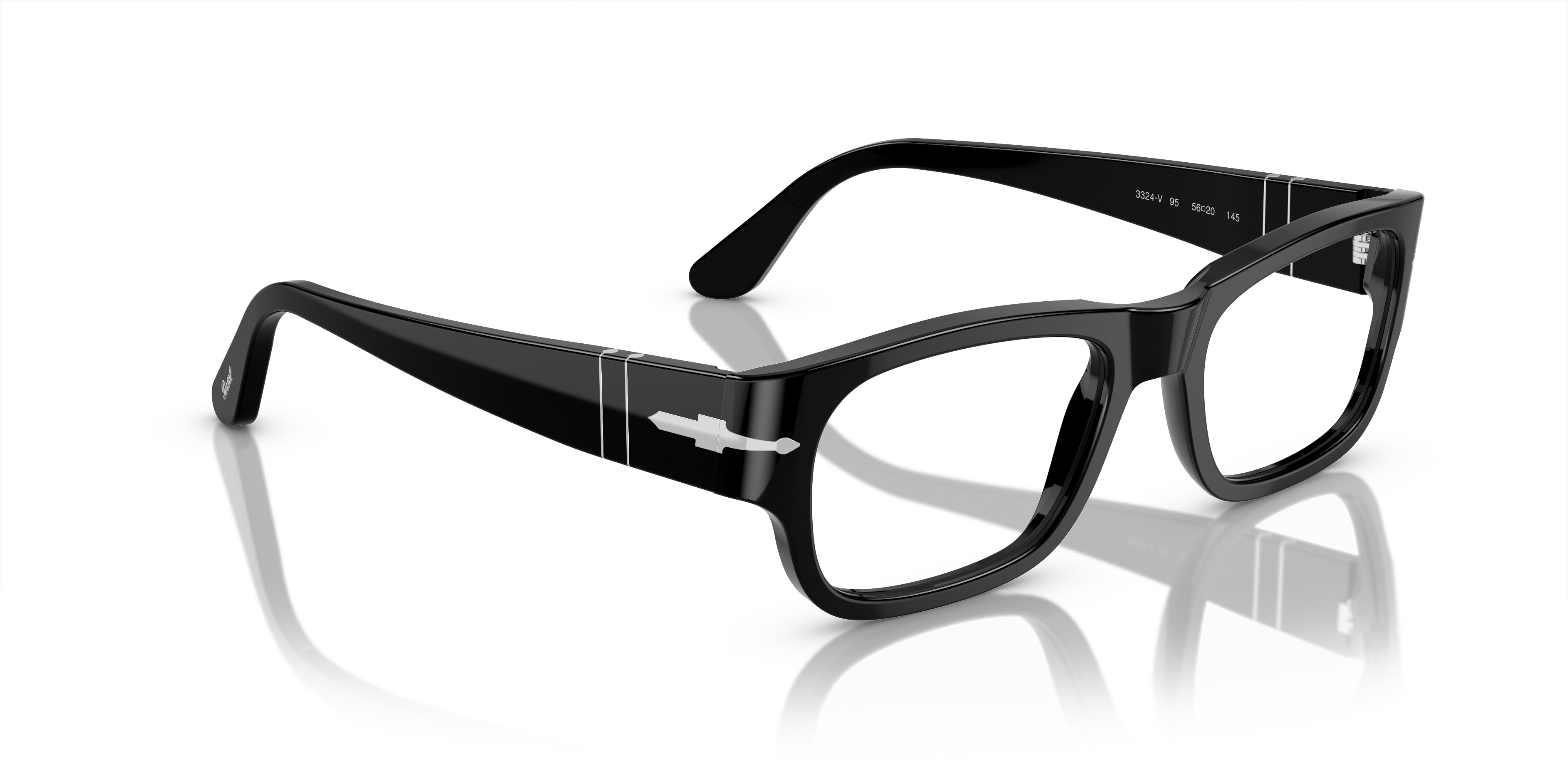 メガネ Persol FW25 Persol - 3374V VISTA - 95 (3374V VISTA 95) Eyeglasses Persol PO3325V 95 52-21 Black in stock | Price 61