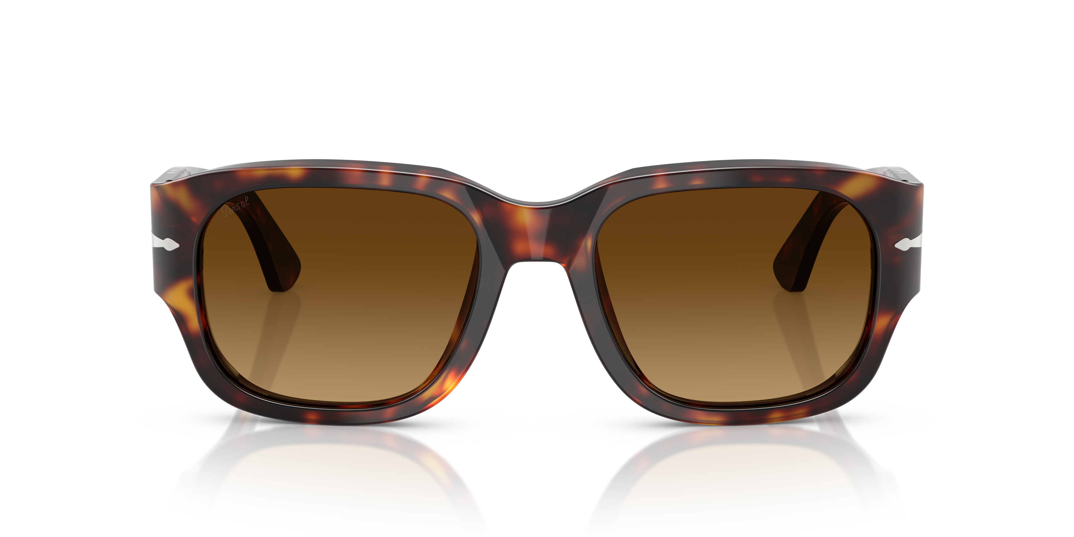 Persol Po3380s In Light Brown Gradient Dark Brow