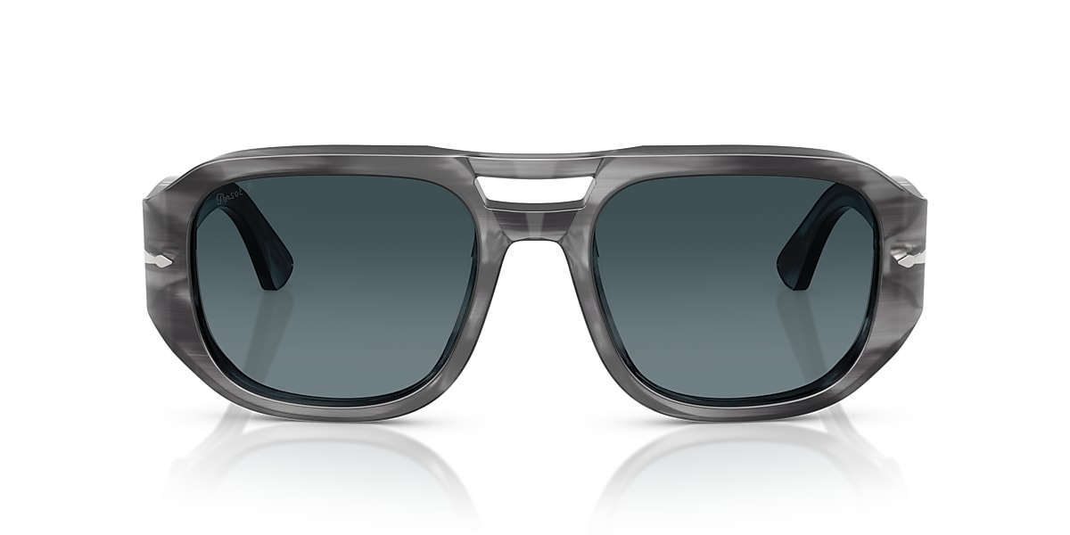 メガネ Persol FW25 Persol - 3376V VISTA - 204 (3376V VISTA 204) Persol PO3373S - Vincent Sunglasses in Striped Grey | Persol