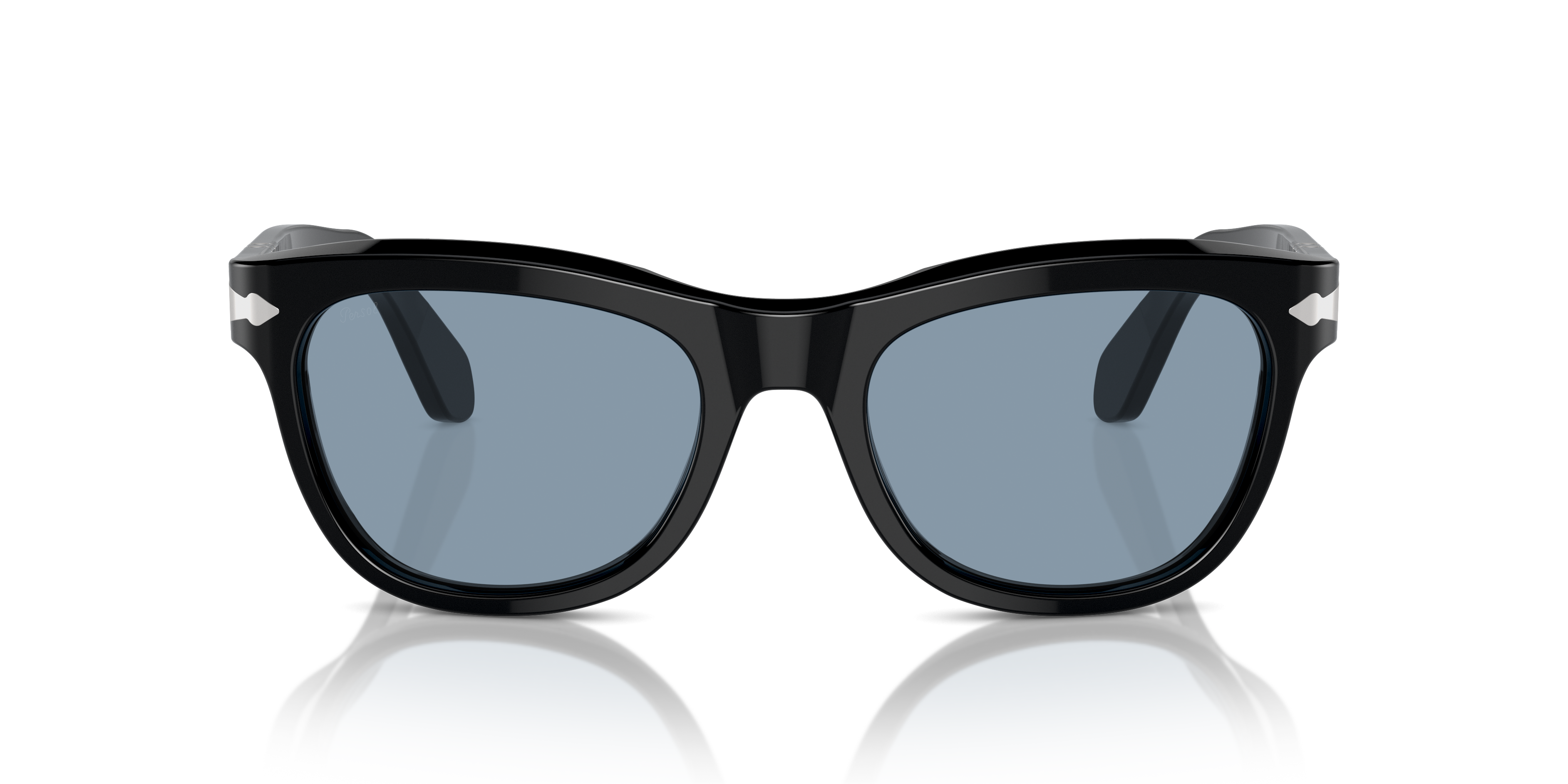 Persol Geometric Frame Sunglasses In Blue