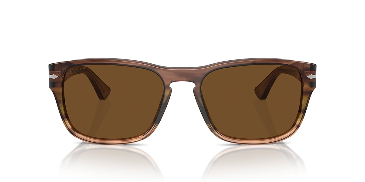 Persol PO3341S Sunglasses in Striped Brown Green Persol® Persol USA