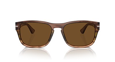 Persol PO3341S Sunglasses in Striped Brown Green Persol Persol United Kingdom
