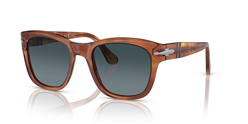 Lunettes de Soleil PO3313S - Terre de Sienne - Bleu Foncé Dégradé Bleu Clair Polarisé - Acétate | Persol® Persol France