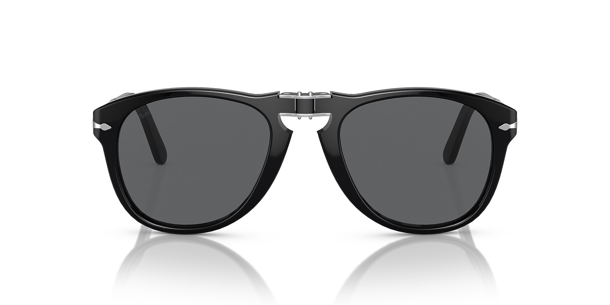 Retro Persol 714SM - Steve McQueen - Black Sunglasses