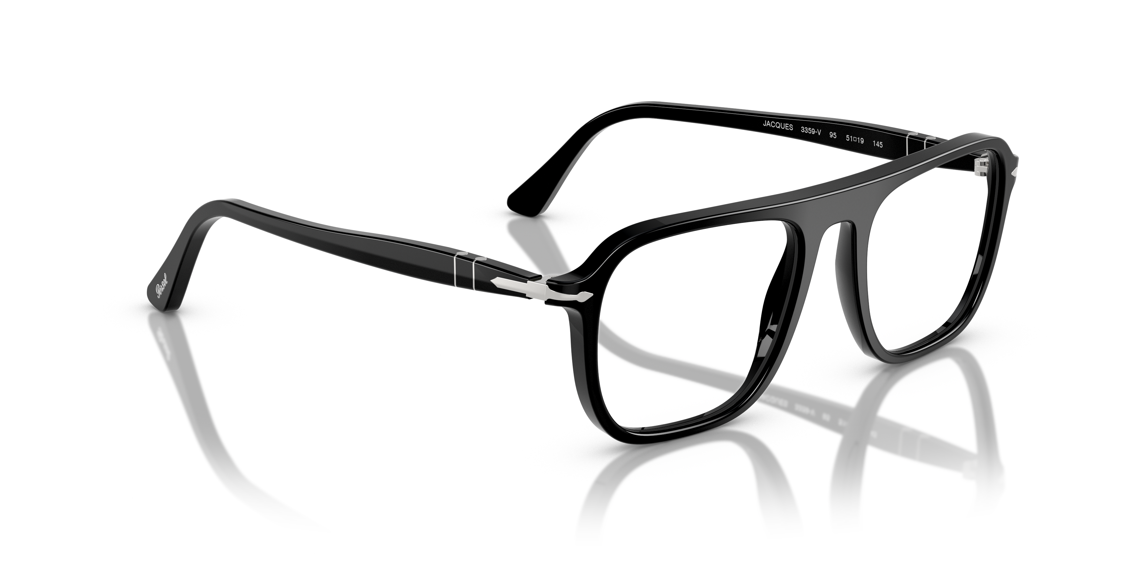 Persol PO3359V - Jacques Eyeglasses in Black | Persol