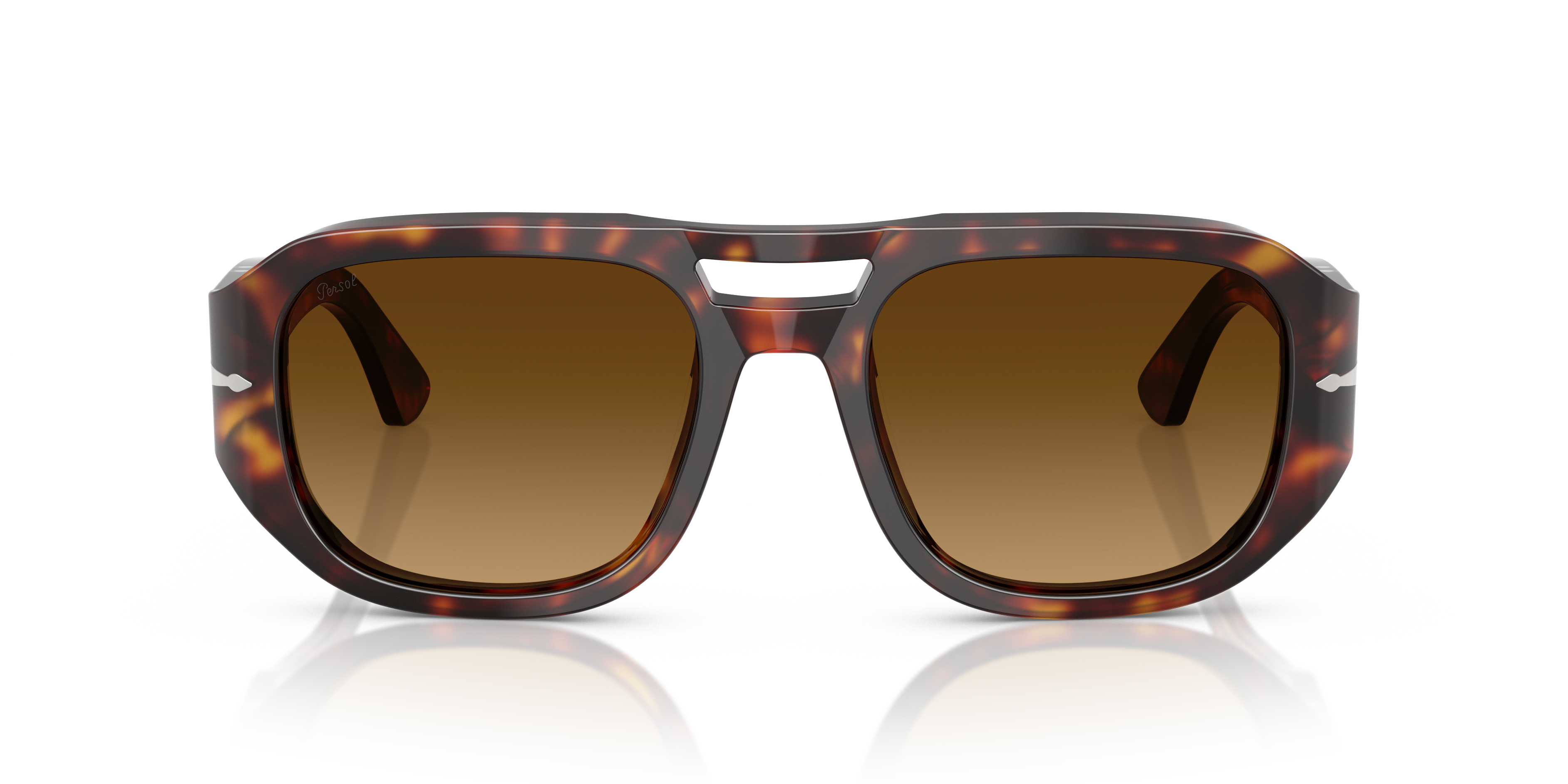 Persol Po3373s In Light Brown Gradient Dark Brow