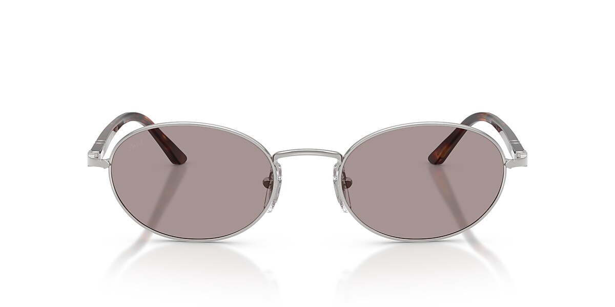 Persol Ida Sunglasses in Silver / Dark Grey Persol - Ida (PO1018S) Sunglasses | Specs Collective main image 2