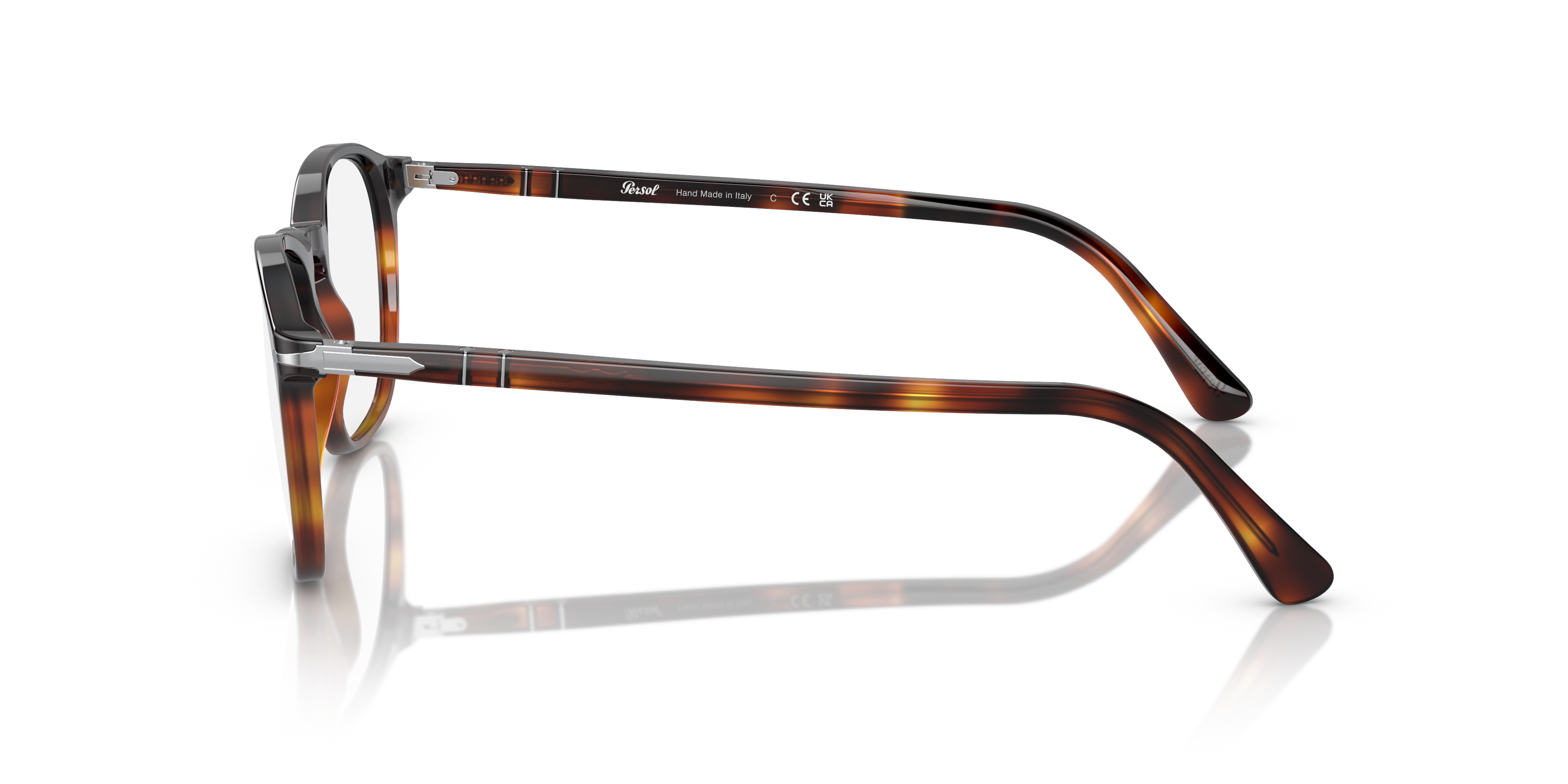 Persol PO3007VM Eyeglasses in Tortoise Dark/Light Brown