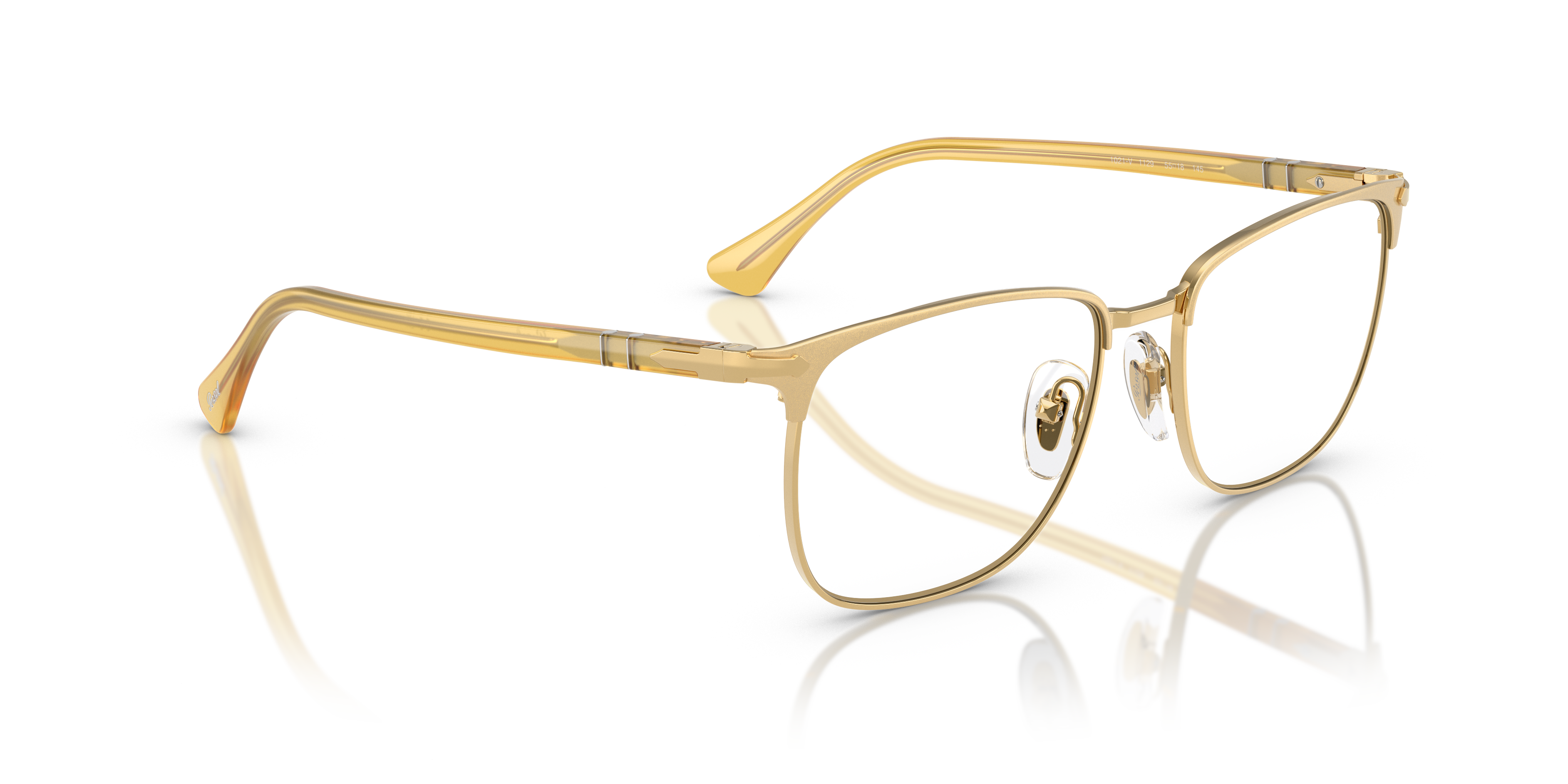 メガネ Persol FW24 Persol - 0PO1021V - 1131 (0PO1021V 1131) Persol PO1021V Eyeglasses in Gold | Persol® Persol United