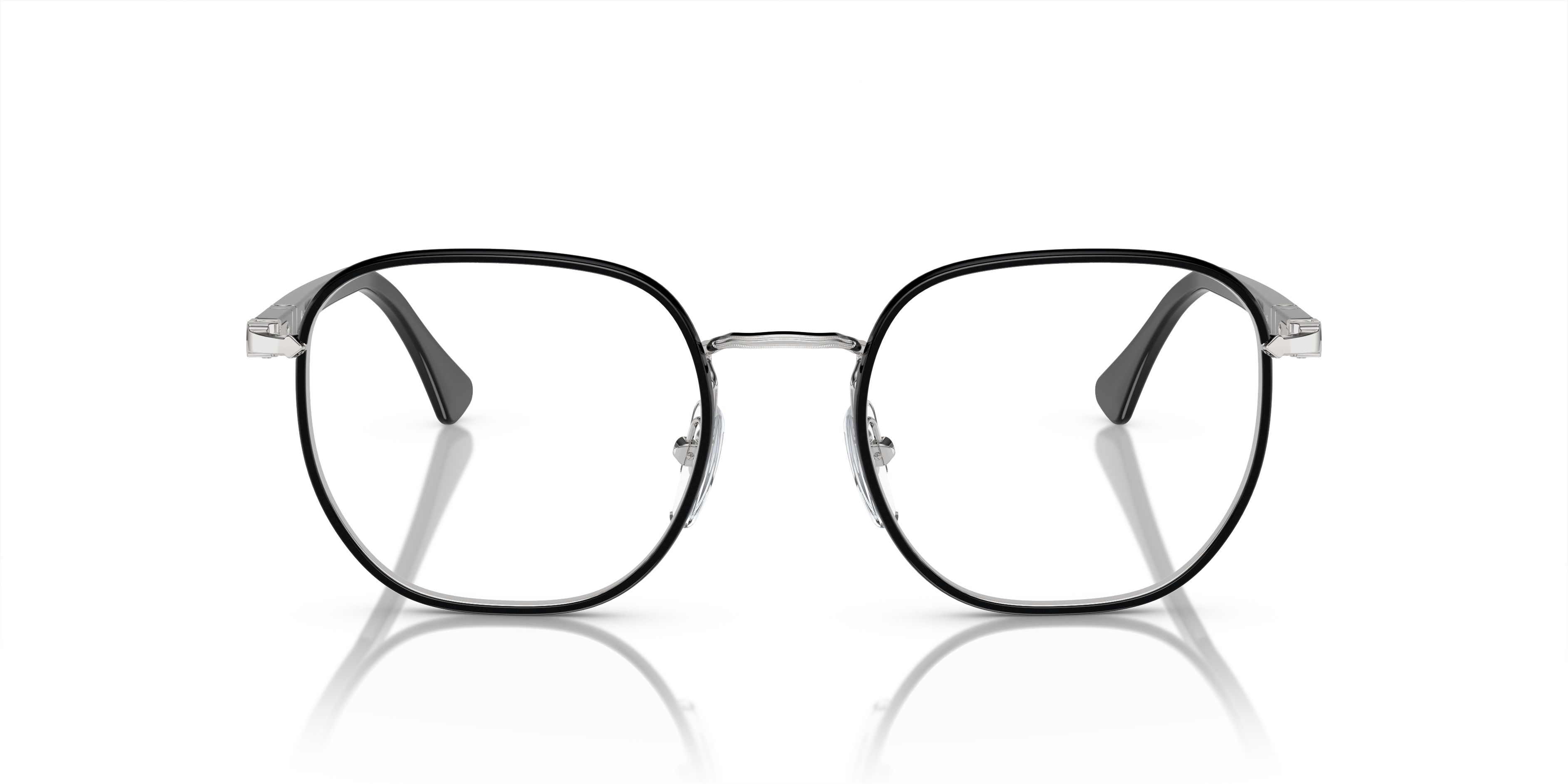 Persol PO1014VJ Eyeglasses in Silver / Black | Persol