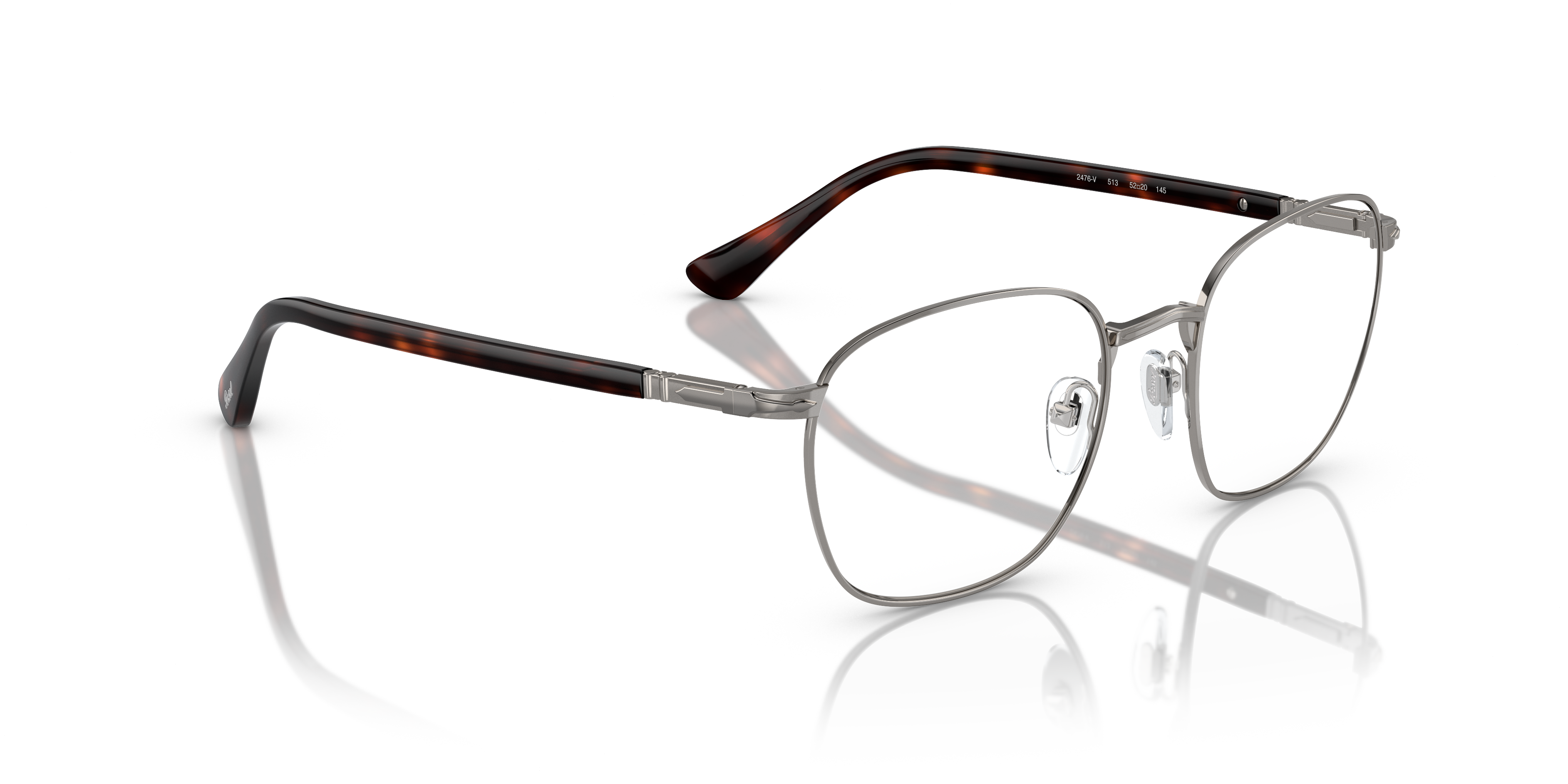 メガネ Persol FW25 Persol - 2476V VISTA - 513 (2476V VISTA 513) Persol PO1008V Eyeglasses in Gunmetal | Persol® Persol