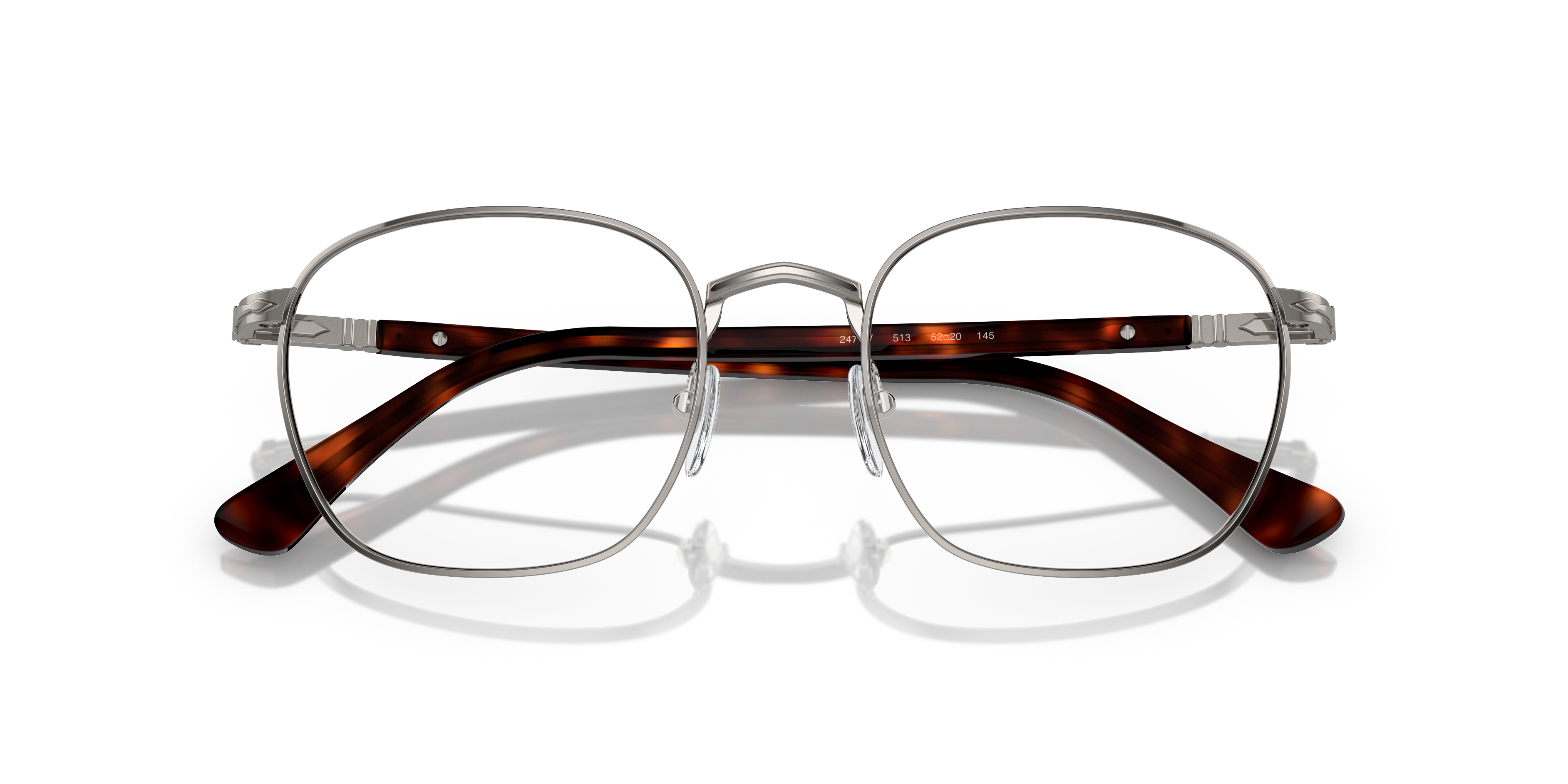 メガネ Persol FW25 Persol - 2476V VISTA - 513 (2476V VISTA 513) Persol PO2476V Eyeglasses in Gunmetal | Persol® Persol